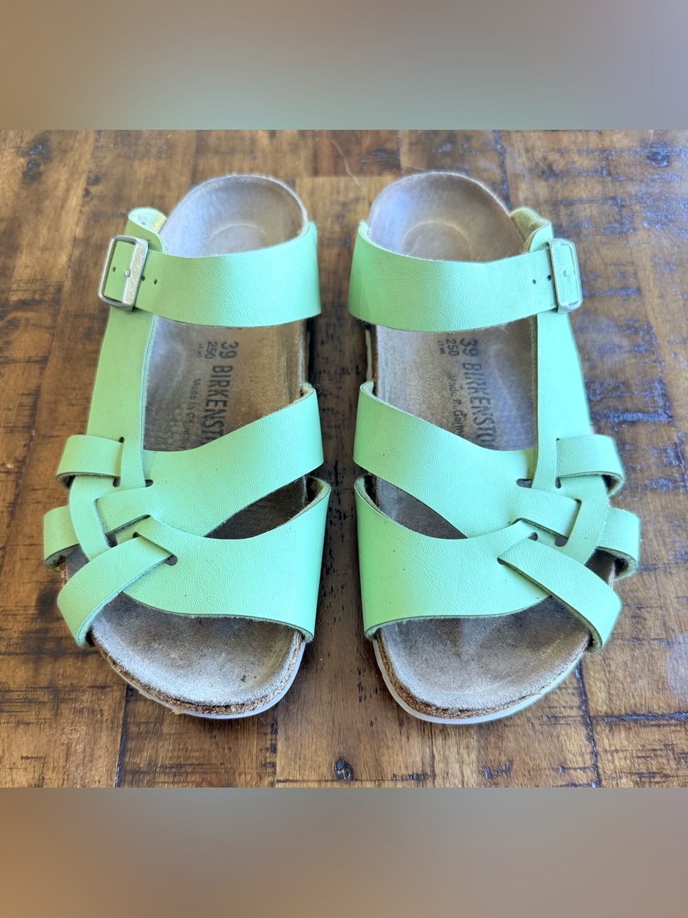 Birkenstock Mint Green Strappy Sandals  EU 39 Women’s US 8